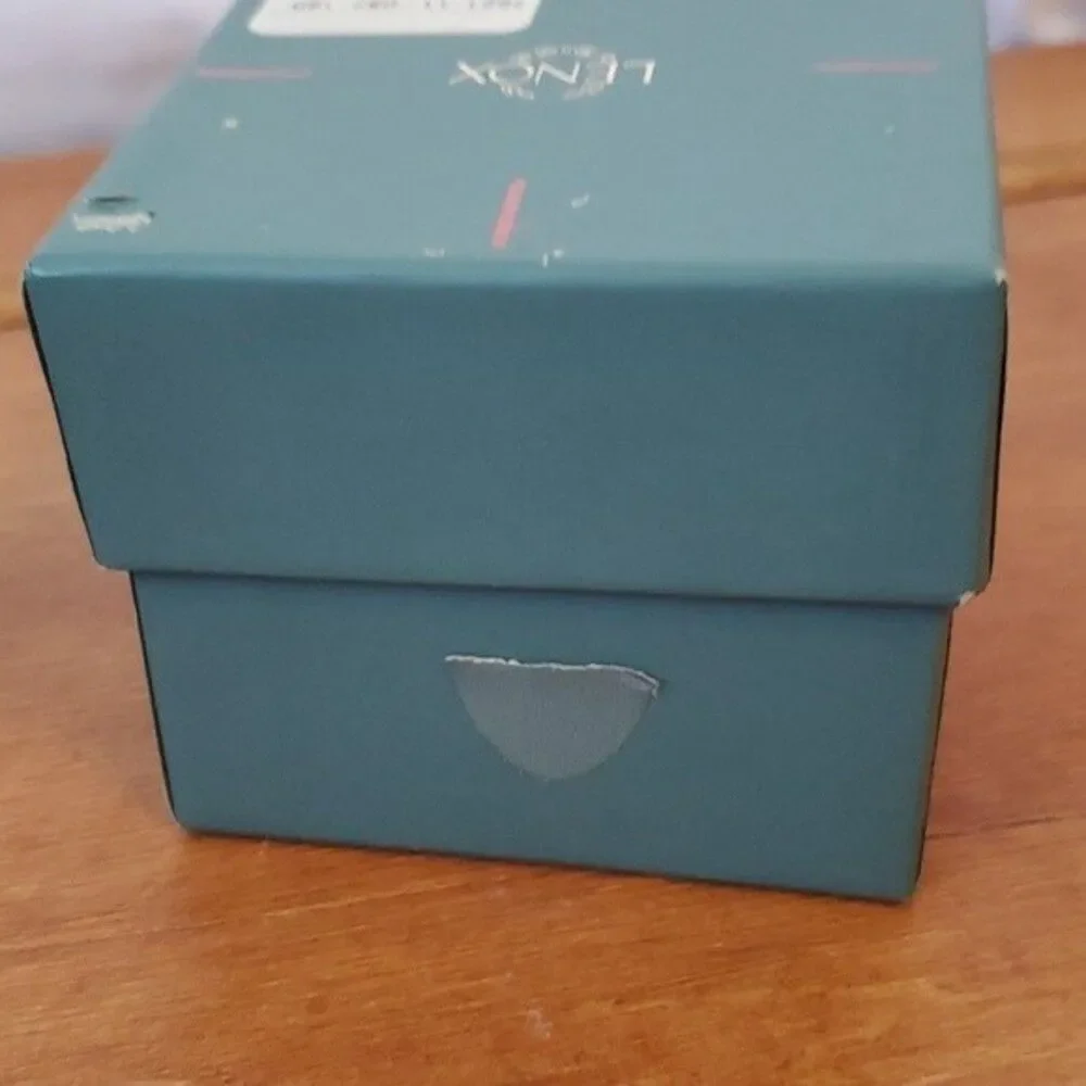 LENOX HOLIDAY VOTIVE Hand decorated 24K gold VTG 90s Box included